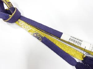 未使用品　正絹　撚り房　手組帯締め